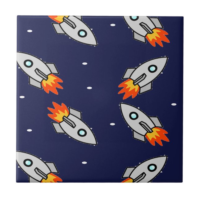 Crazy rockets tile (Front)