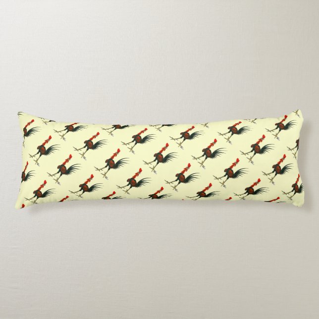Crazy Rooster Body Cushion (Front)
