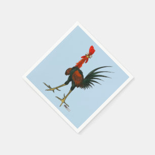 Crazy Rooster Napkin