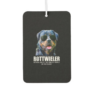 Crazy Rottweiler Lover funny gift idea Car Air Freshener