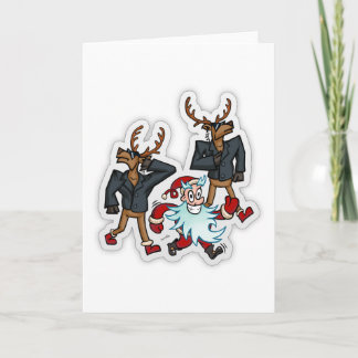 Crazy Santa Bodyguard Card