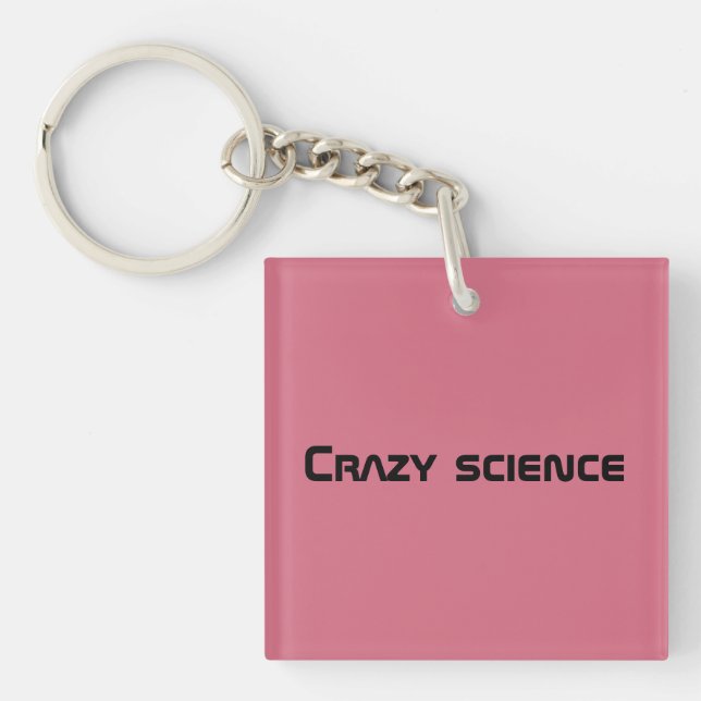 Crazy science Orphan Black reference futuristic fo Key Ring (Front)