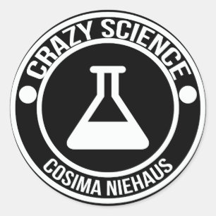 Crazy Science stickers