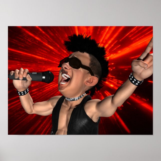 Crazy Screams and Laser Beams Poster (Front)