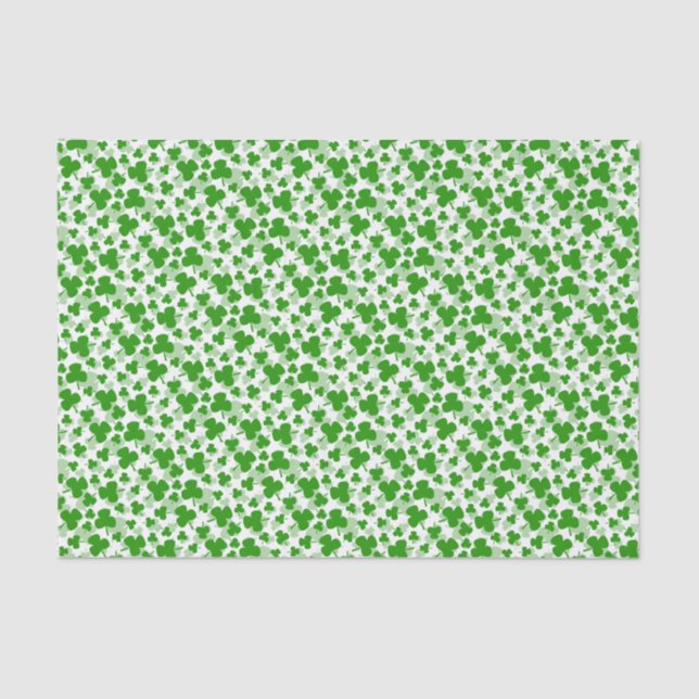 Crazy Shamrock Tissue Paper (Front)