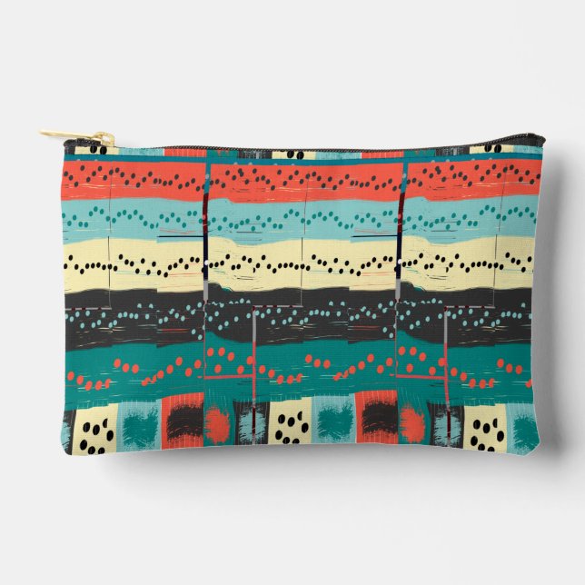 Crazy Sheet Music by Shirley Taylor Accessory Pouch (Front)