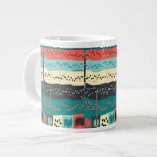 Crazy Sheet Music by Shirley Taylor Large Coffee Mug