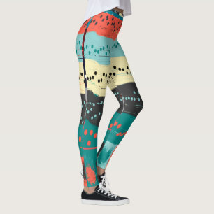 Crazy Sheet Music by Shirley Taylor Leggings