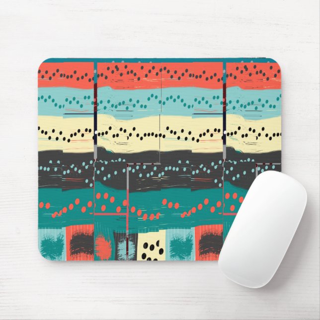 Crazy Sheet Music by Shirley Taylor Mouse Mat (With Mouse)