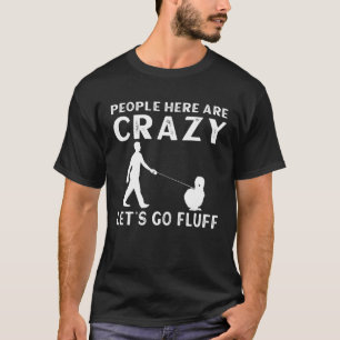 Crazy Silkie Chicken  Farmer Farm Chinese Silk Chi T-Shirt