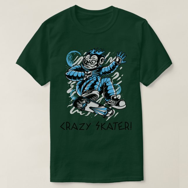 Crazy Skater 1 T-Shirt (Design Front)