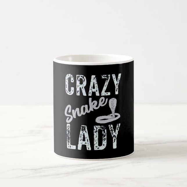 Crazy Snake Lady Mug Nice Design (Center)