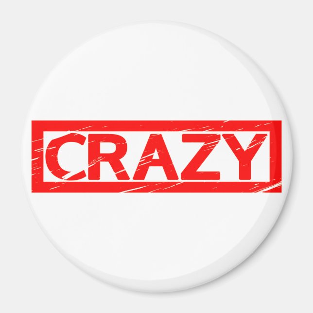 Crazy Stamp Magnet (Front)