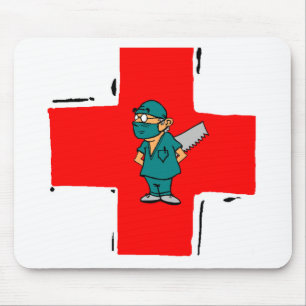 crazy surgeon mouse mat