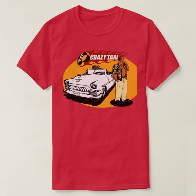 Crazy Taxi Gus T-Shirt (Design Front)