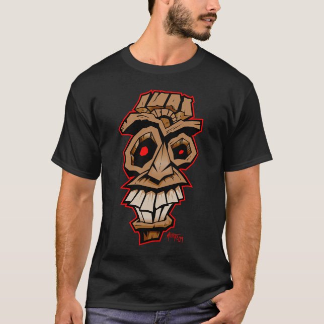 Crazy Tiki mask T-Shirt (Front)
