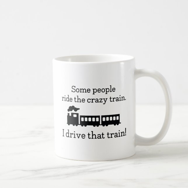 Crazy Train Coffee Mug (Right)