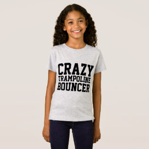 CRAZY TRAMPOLINE BOUNCER Kids T-shirts