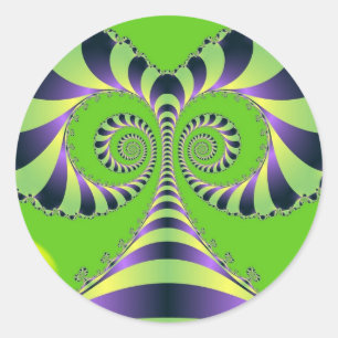 Crazy Tree Classic Round Sticker