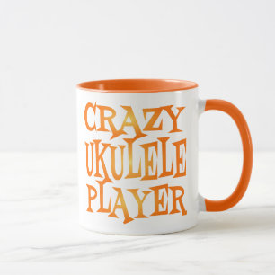 Crazy Ukulele Player Mug