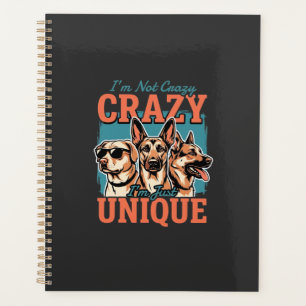 Crazy Unique Dog Lover Planner