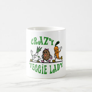 CRAZY VEGGIE LADY COFFEE MUG