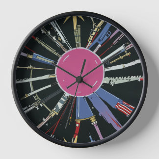 crazy wall clock