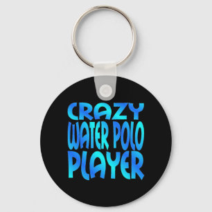 Crazy Water Polo Player Key Ring