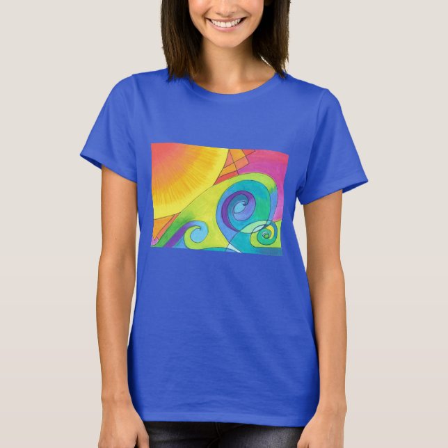 Crazy Wave Tee shirt (Front)