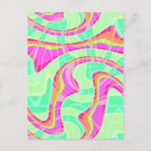 Crazy Waves Postcard