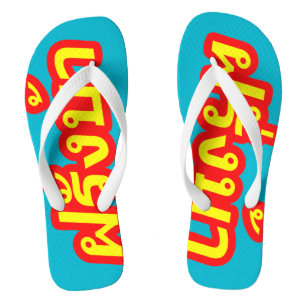 Crazy Westerner ♦ Farang Ba in Thai Language ♦ Flip Flops