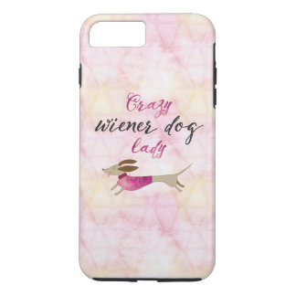 Crazy Wiener Dog Lady iPhone 8 Plus/7 Plus Case