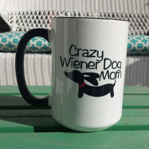 Crazy Wiener Dog Mum Dachshund Coffee Mug