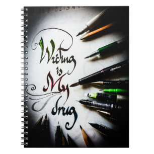Crazy writer manifesto notebook