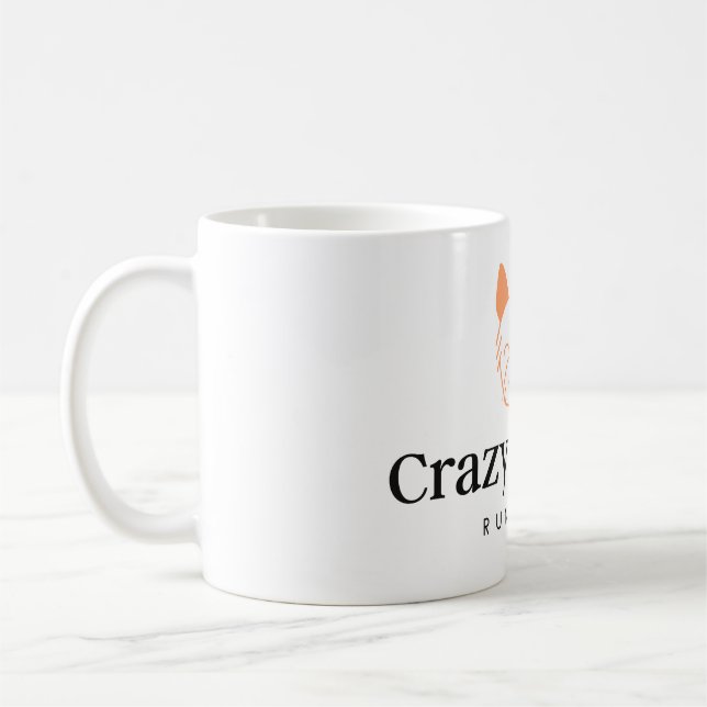 Crazy Yorkie ceramic coffee & hot beverage mug (Left)
