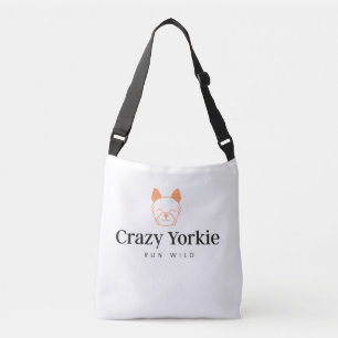 Crazy Yorkie Premium Canvas Bag