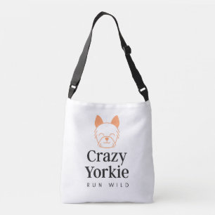 Crazy Yorkie Premium Canvas Bag
