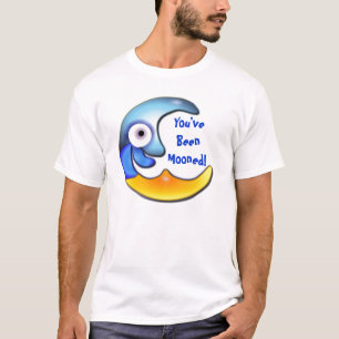 Crazy "You've Been Mooned" Cartoon T-Shirt