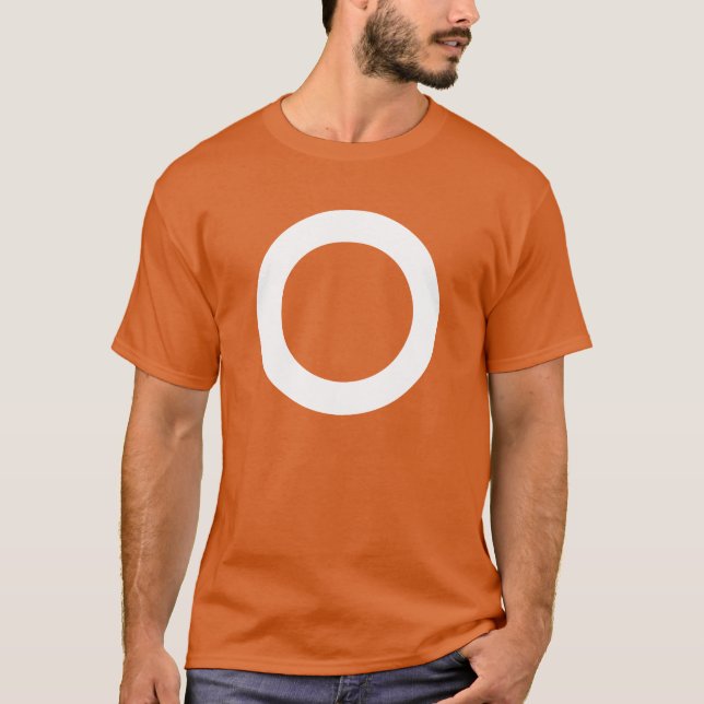 CRAZYFISH circle white T-Shirt (Front)