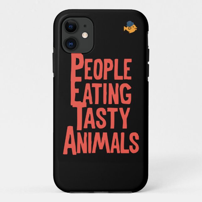 CRAZYFISH eating animals iPhone Case-Mate iPhone Case (Back)
