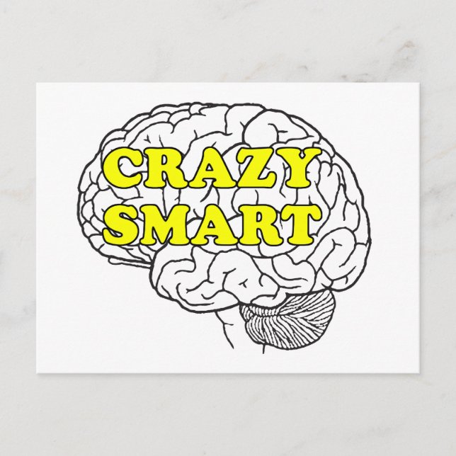 crazysmart postcard (Front)