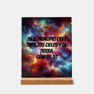 Creación Divina Acrylic Sign