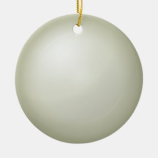 Cream 3d Sphere Effect Ornament