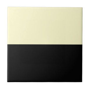 Cream and Black Tile