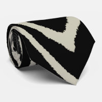 Cream And Black Zebra Stripes,