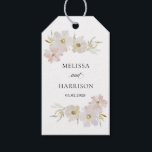 Cream and Blush Watercolor Flowers  Gift Tags<br><div class="desc">Cream and Blush Watercolor Flowers</div>