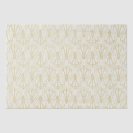 Cream Art Deco Tissue Paper
