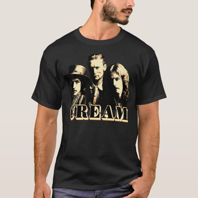 Cream Band T-Shirt (Front)