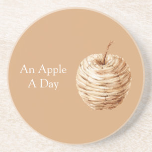 Cream Basket Apple Coaster
