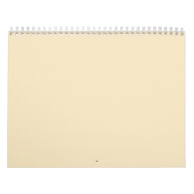 Cream Beige Backgrounds on a Calendar (Cover)